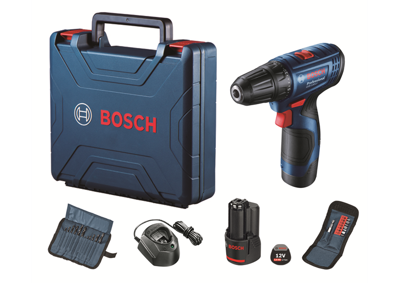 Vrtačka/šroubovák s příslušenstvím Bosch GSR 120-LI