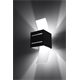 Wall lamp LORETO black Sollux Lighting Deep Space