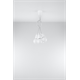 Pendant lamp DIEGO 5 white Sollux Lighting Nickel