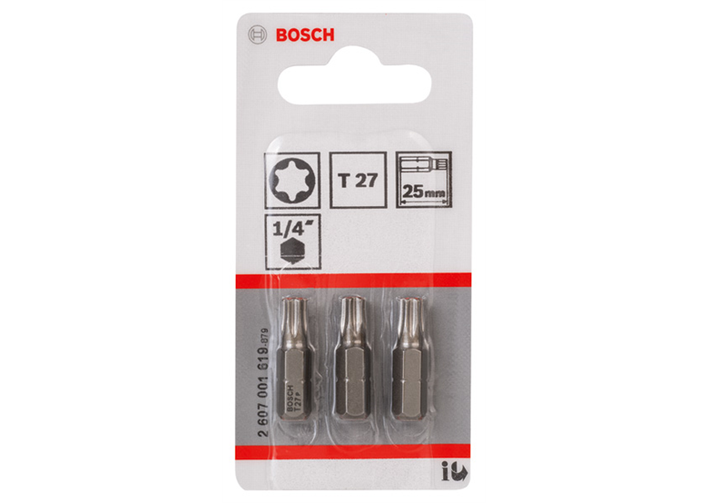 Šroubovací bit Extra Hart T27, 25 mm Bosch 2607001619