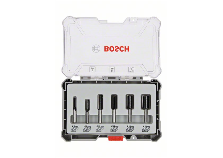 Sada 8mm stopkových fréz 6ks. Bosch 2607017466