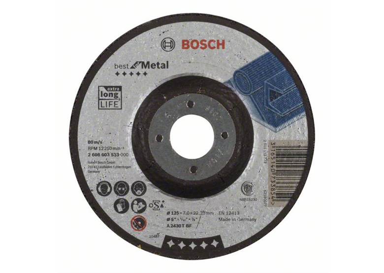 Ohýbaný brusný kotouč Best for Metal Bosch 2608603533