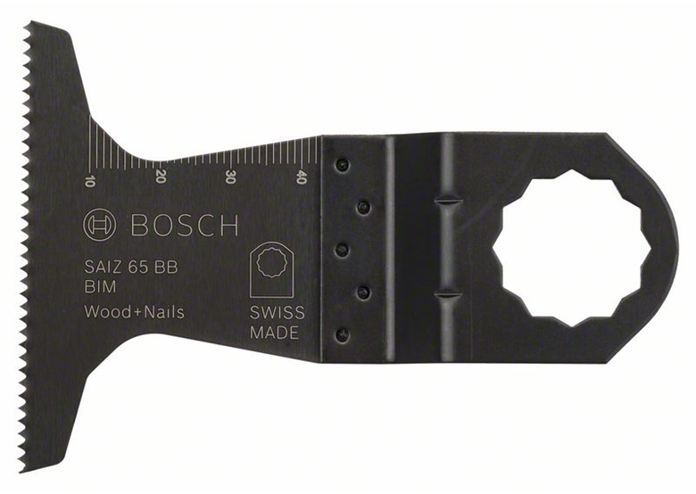 Bimetalový ponorný pilový list SAIZ 65 BB Wood and Nails Bosch 2608662036