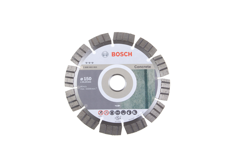 Diamantový řezný kotouč 150 mm Bosch Best for Concrete