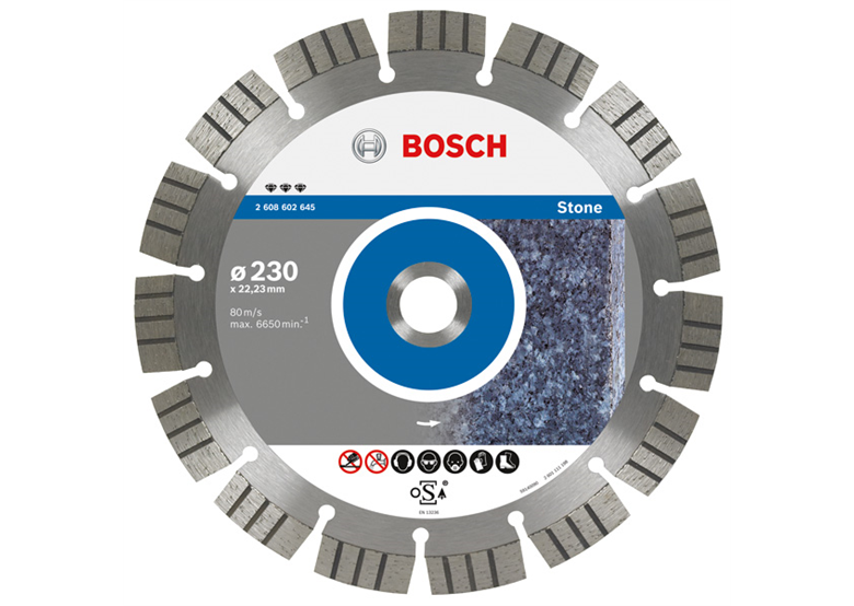 Diamantový řezný kotouč 125 mm Bosch Best for Stone