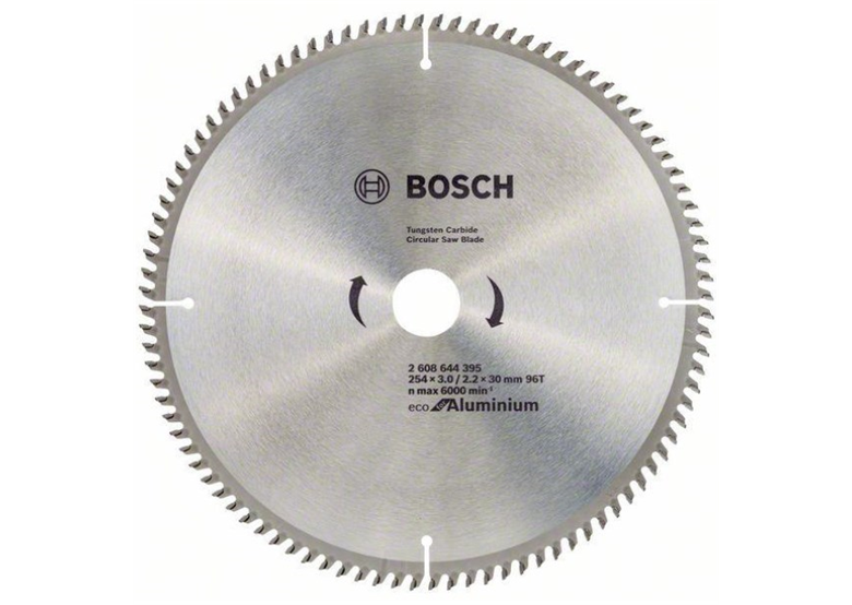 Ozubená pila na hliník 254x30mm Z96 Bosch ECO Alu