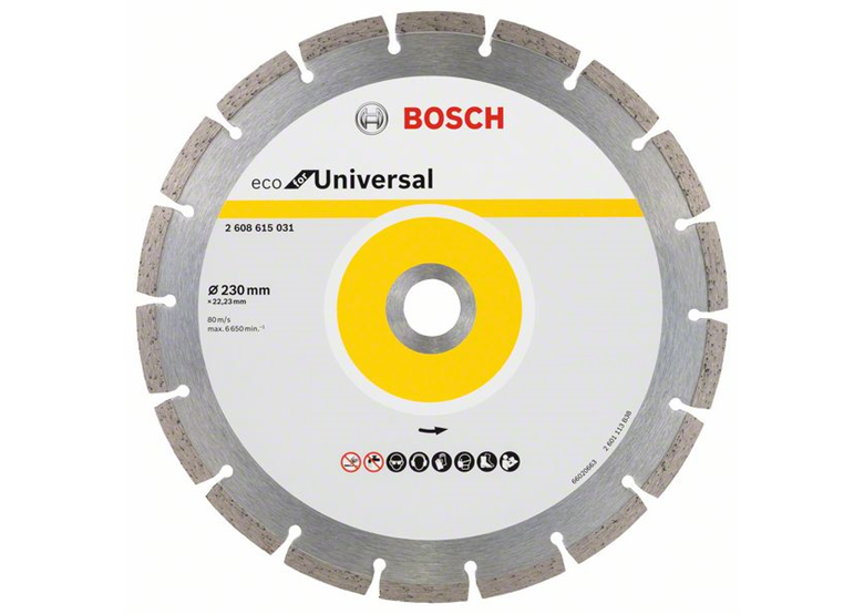 Diamantový kotouč 230 mm Bosch Eco for Universal Segmented