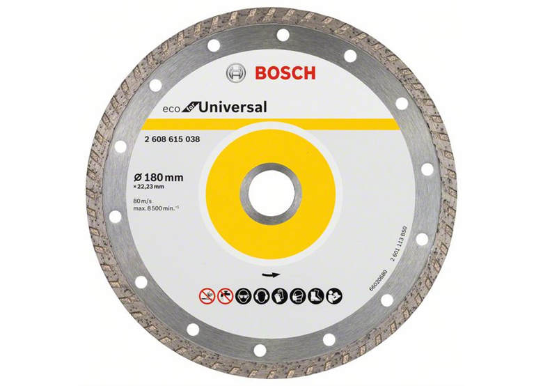 Diamantový kotouč 180x22,23mm 10ks. Bosch ECO for Universal Turbo