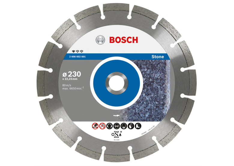 Diamantový řezný kotouč 230x22,23x2,3mm Bosch Standard for Stone