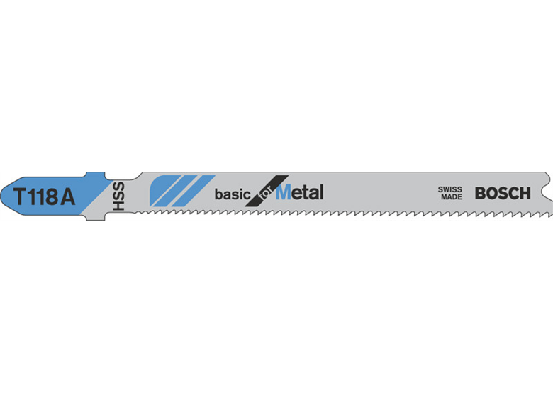 Pilový list na přímočaré pily Basic for Metal Bosch T 118 A