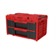 Box se šuplíky Qbrick System ONE 2.0 DRAWER 2 TOOLBOX RED Ultra HD Custom