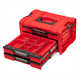Box se šuplíky Qbrick System PRO 2.0 DRAWER 3 TOOLBOX EXPERT RED