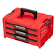 Box se šuplíky Qbrick System PRO 2.0 DRAWER 3 TOOLBOX EXPERT RED