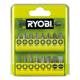 Sada šroubovacích bitů RYOBI 17ks Ryobi RAK17SD