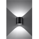 Wall lamp ORBIS 1 black Sollux Lighting Deep Space
