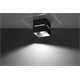 Ceiling lamp LOBO black Sollux Lighting Deep Space