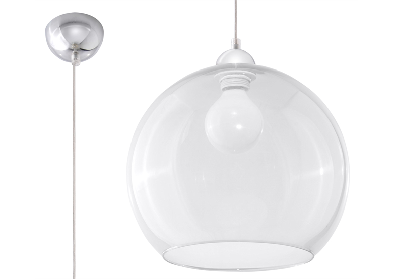 Pendant lamp BALL transparent Sollux Lighting French Sky