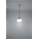 Pendant lamp DIEGO 3 white Sollux Lighting Nickel
