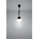 Pendant lamp DIEGO 3 black Sollux Lighting Nickel