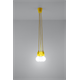 Pendant lamp DIEGO 3 yellow Sollux Lighting Nickel