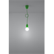 Pendant lamp DIEGO 1 green Sollux Lighting Nickel